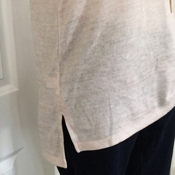 Lou & Grey Pale Blush Knit Top - M - Picture 4 of 7